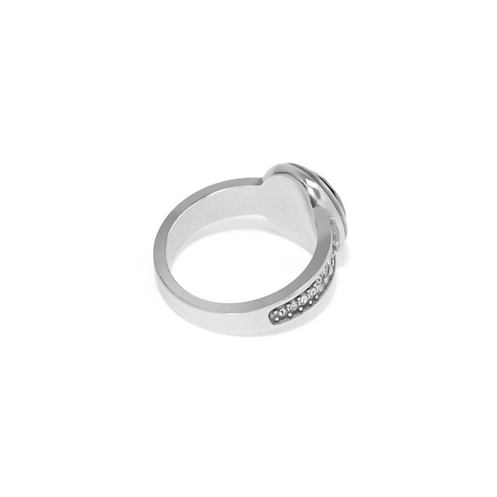 NEW BRIGHTON women's meridian aurora ring in silver-aqua - Picture 2 of 2